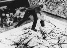 Jackson Pollock - at work