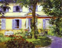 Edouard Manet - House at Rueil