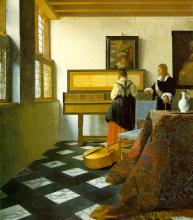 Johannes Vermeer - The Music Lesson