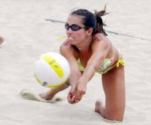 Volleyball Dive - Laguna Beach