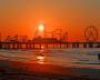 Galveston - Sunset Over Pleasure Pier