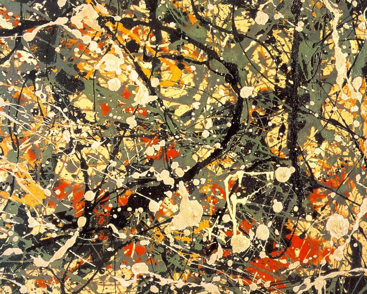 Jackson Pollock - Number 8 (1949) Wallpaper #3 1280 x 1024 