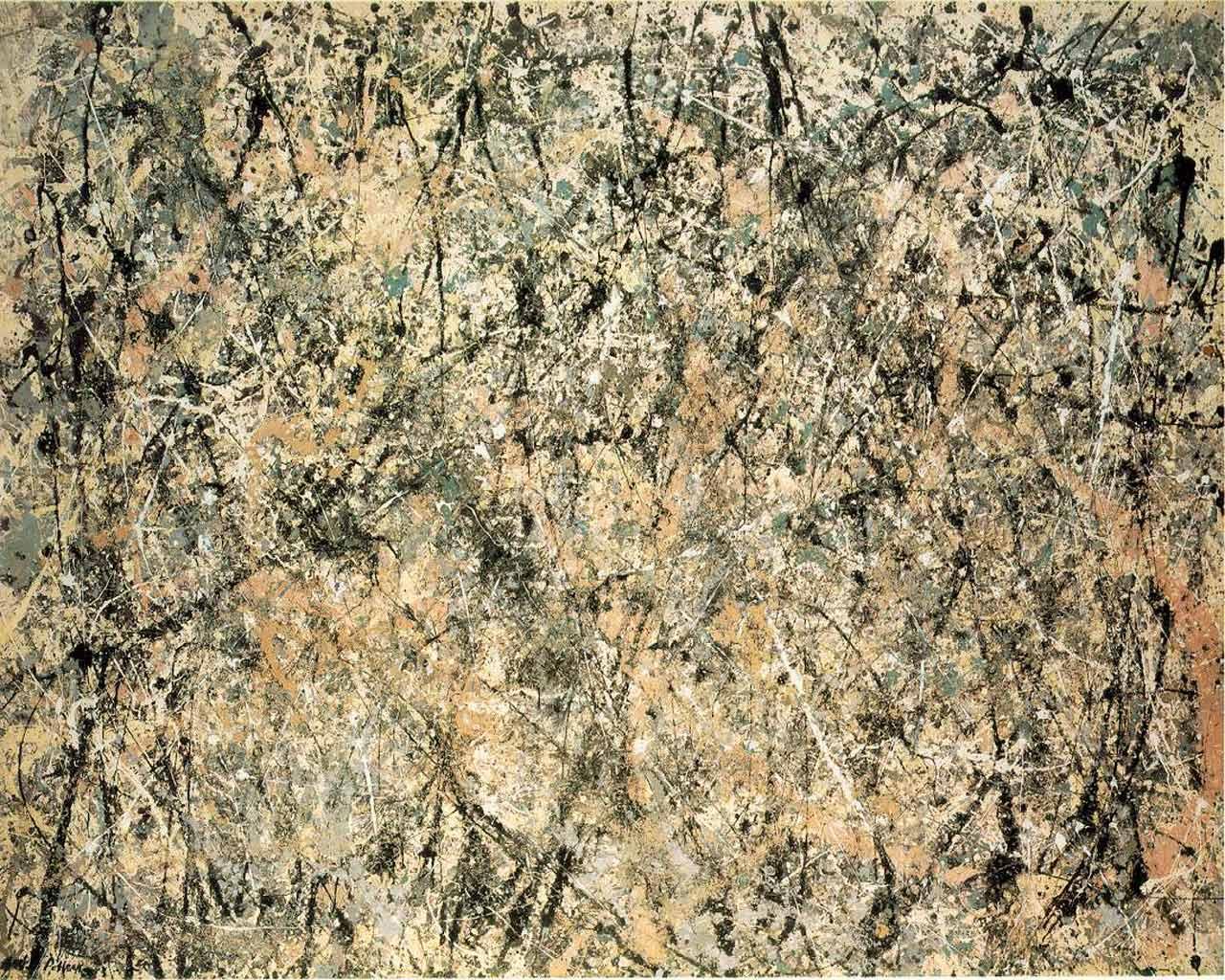 Jackson Pollock - Number 1 - Lavender Mist (1950) Wallpaper #4 1280 x 1024 