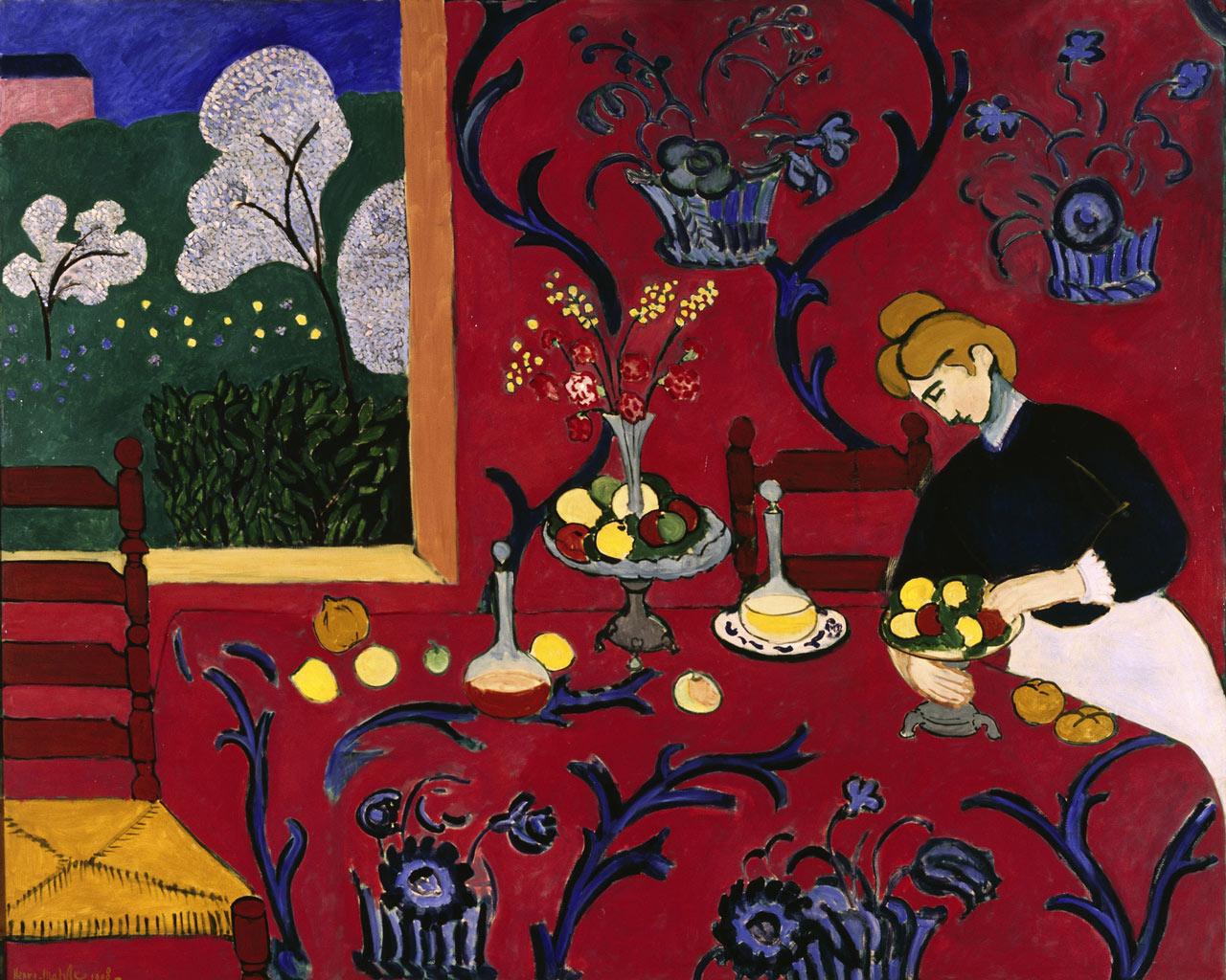 Henri Matisse - The Red Room Wallpaper #1 1280 x 1024 