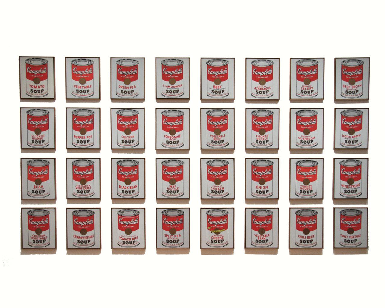Andy Warhol - Campbell's Soup Cans (1962) Wallpaper #2 1280 x 1024 