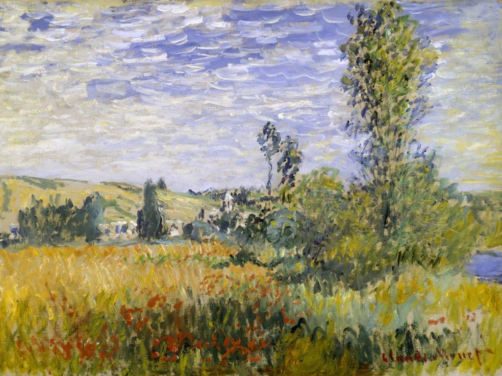 Claude Monet - Vétheuil Wallpaper #1 1024 x 768 