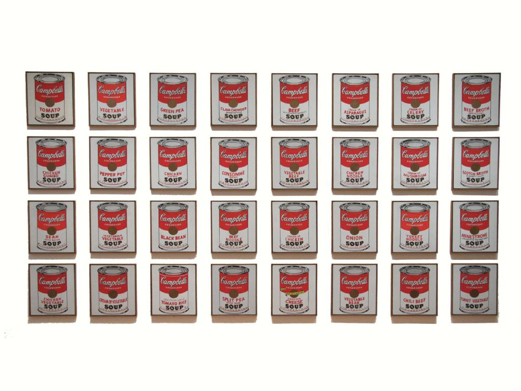 Andy Warhol - Campbell's Soup Cans (1962) Wallpaper #2 1024 x 768 
