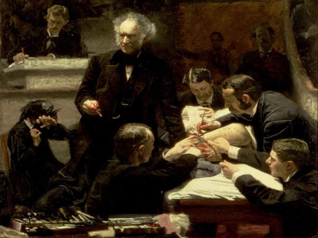 Thomas Eakins - The Gross Clinic (1875) Wallpaper #2 1024 x 768 