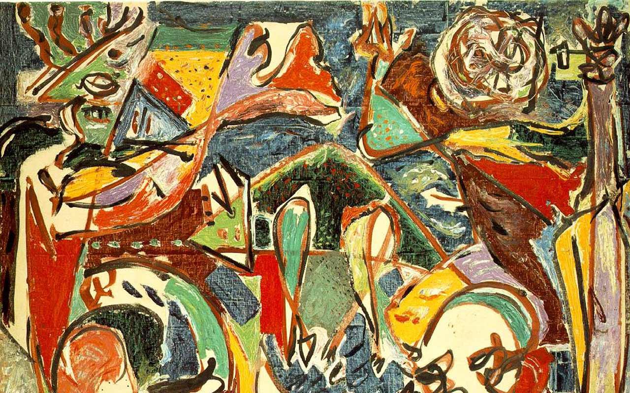 Jackson Pollock - The Key (1946) Wallpaper #2 1280 x 800 