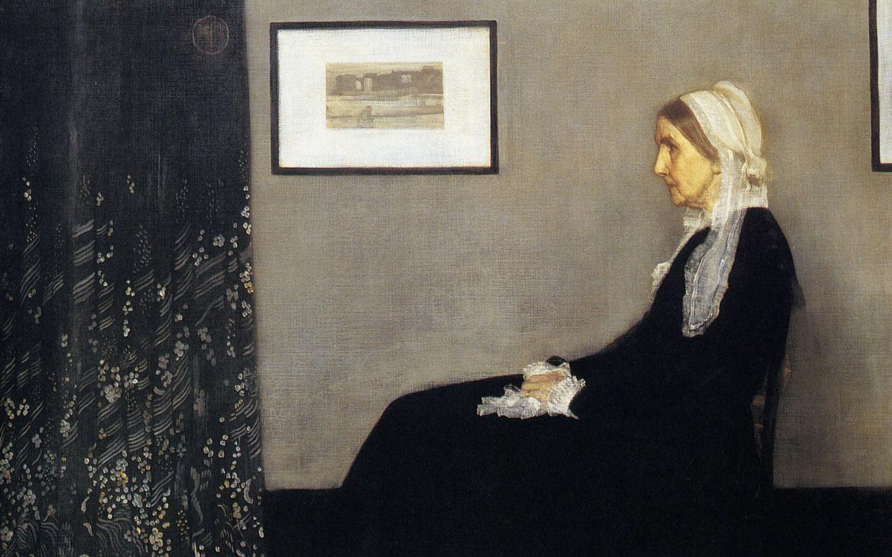 James McNeill Whistler - Arrangement in Grey and Black - The Artist's Mother (1871) Wallpaper #2 1280 x 800 