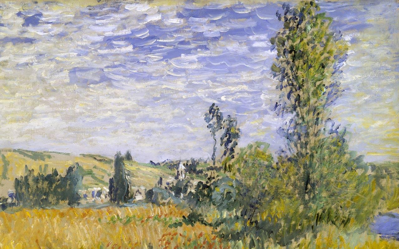 Claude Monet - Vétheuil Wallpaper #1 1280 x 800 
