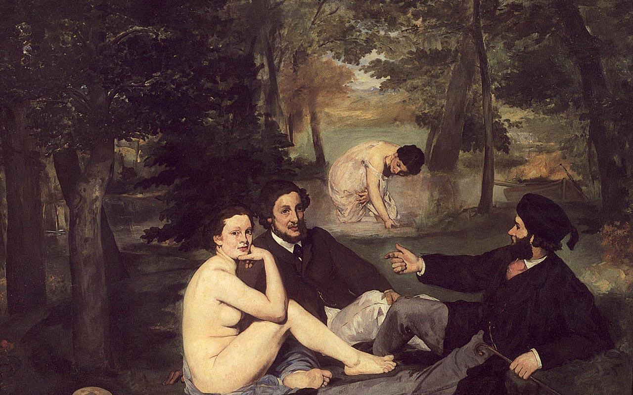 Edouard Manet - Déjeuner sur l'herbe Wallpaper #2 1280 x 800 