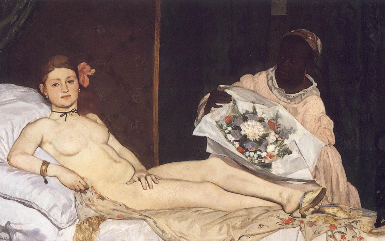 Edouard Manet - Olympia Wallpaper #3 1280 x 800 