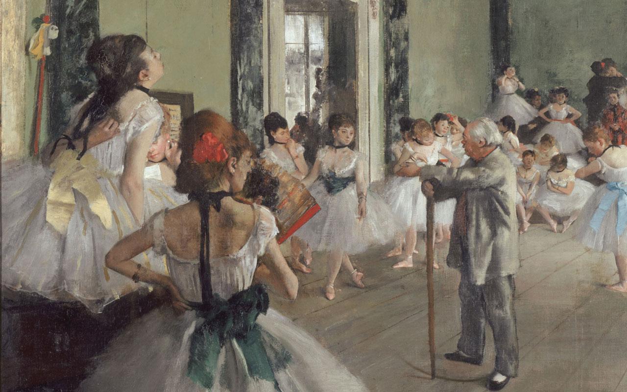 Edgar Degas - The Dancing Class Wallpaper #1 1280 x 800 