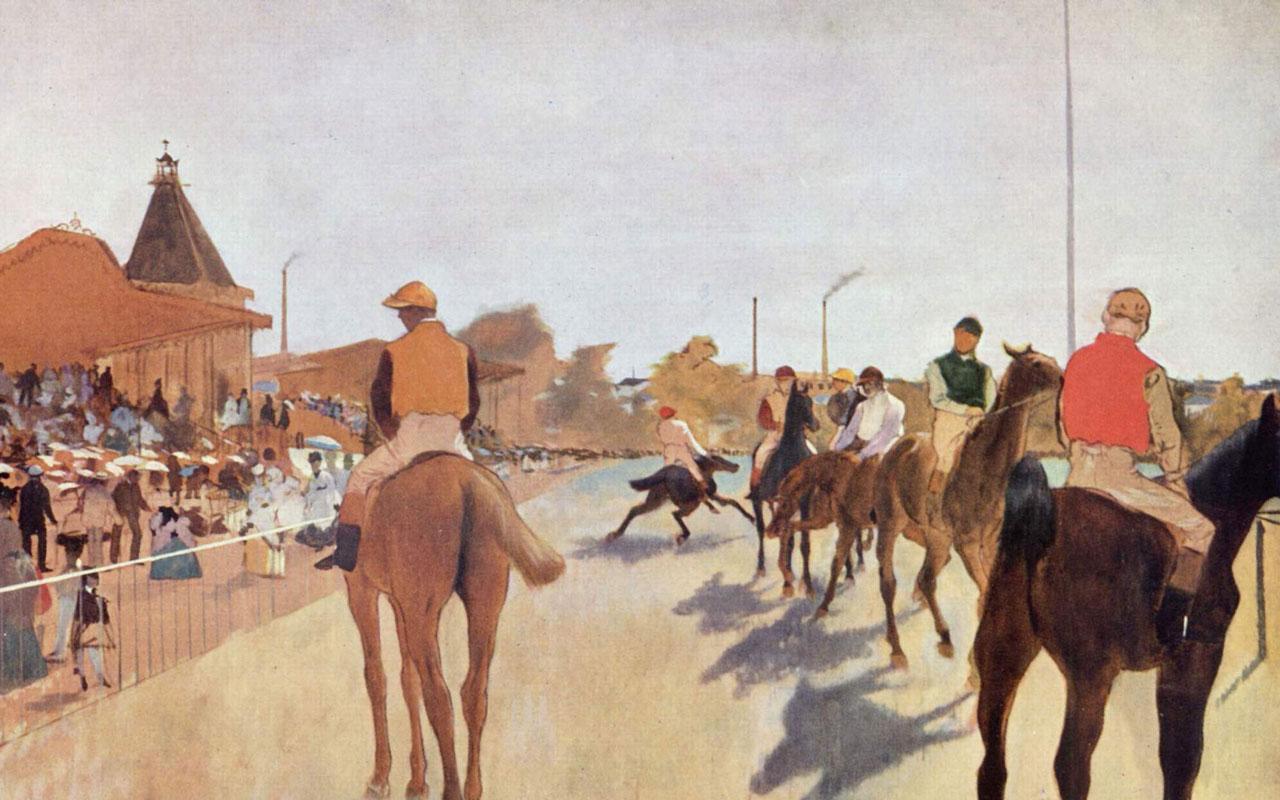 Edgar Degas - Jockeys Wallpaper #3 1280 x 800 