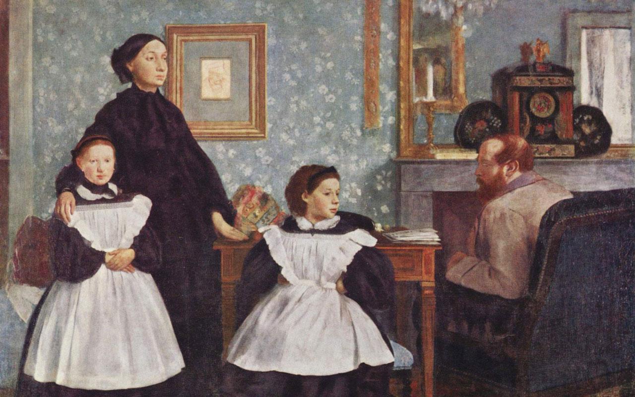 Edgar Degas - Portrait of the Bellelli Family Wallpaper #4 1280 x 800 