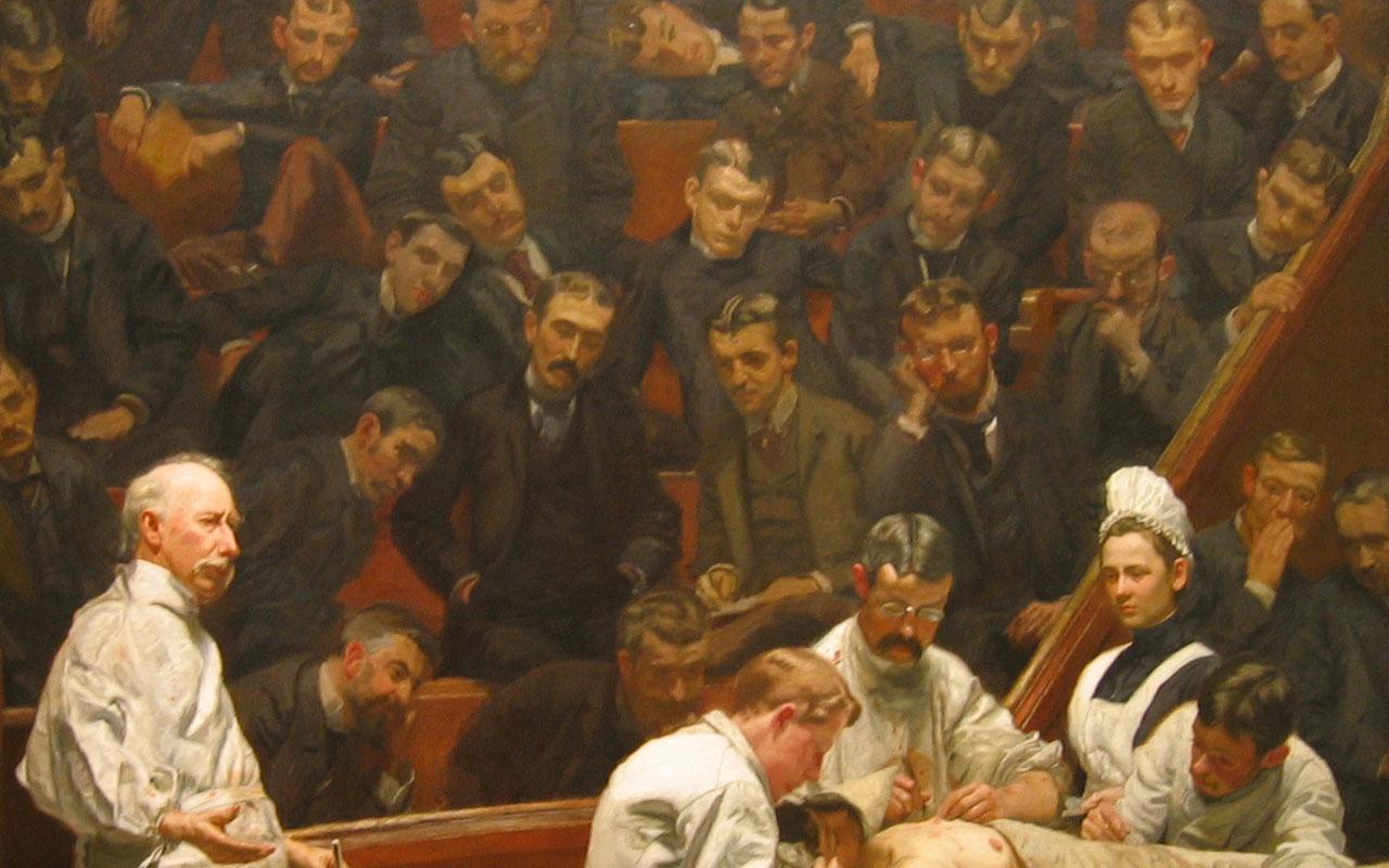 Thomas Eakins - The Clinic of Professor Agnew (1889) Wallpaper #4 1280 x 800 