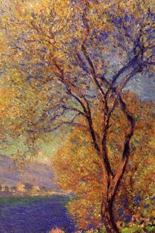 Claude Monet - Antibes vue de la Salis Wallpaper #3 320 x 480 (iPhone/iTouch)