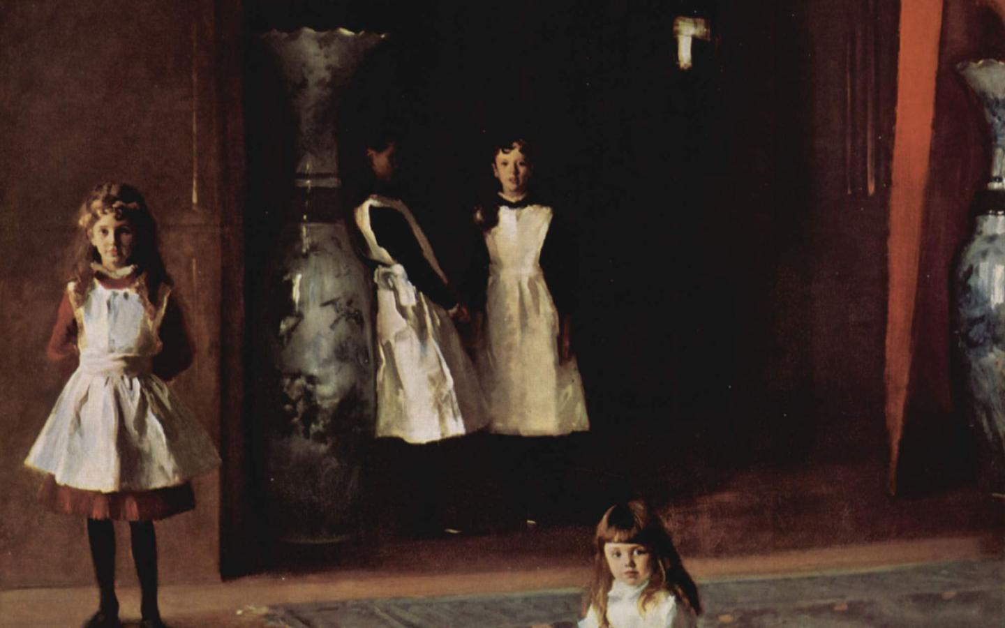 John Singer Sargent - The Daughters of Edward Dorley Boit (1882) Wallpaper #1 1440 x 900 