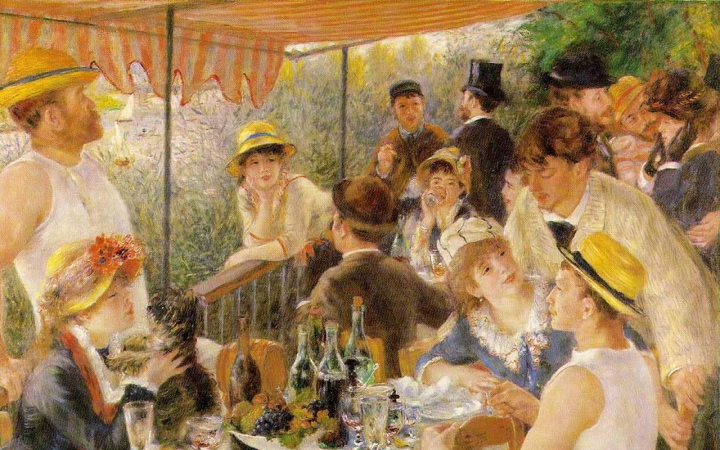 Auguste Renoir - The Luncheon of the Boating Party Wallpaper #4 1440 x 900 