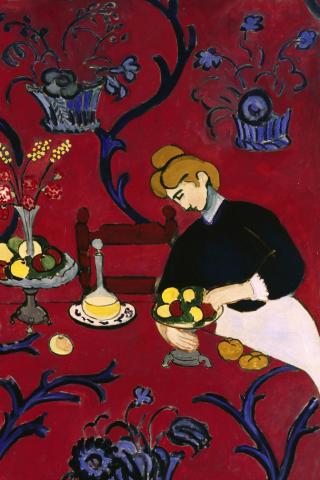 Henri Matisse - The Red Room Wallpaper #1 320 x 480 (iPhone/iTouch)