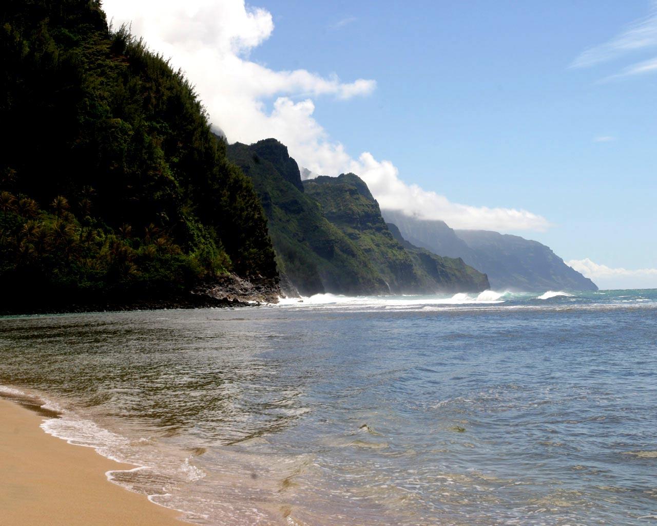 Kee Beach, Kauai Wallpaper #3 1280 x 1024 