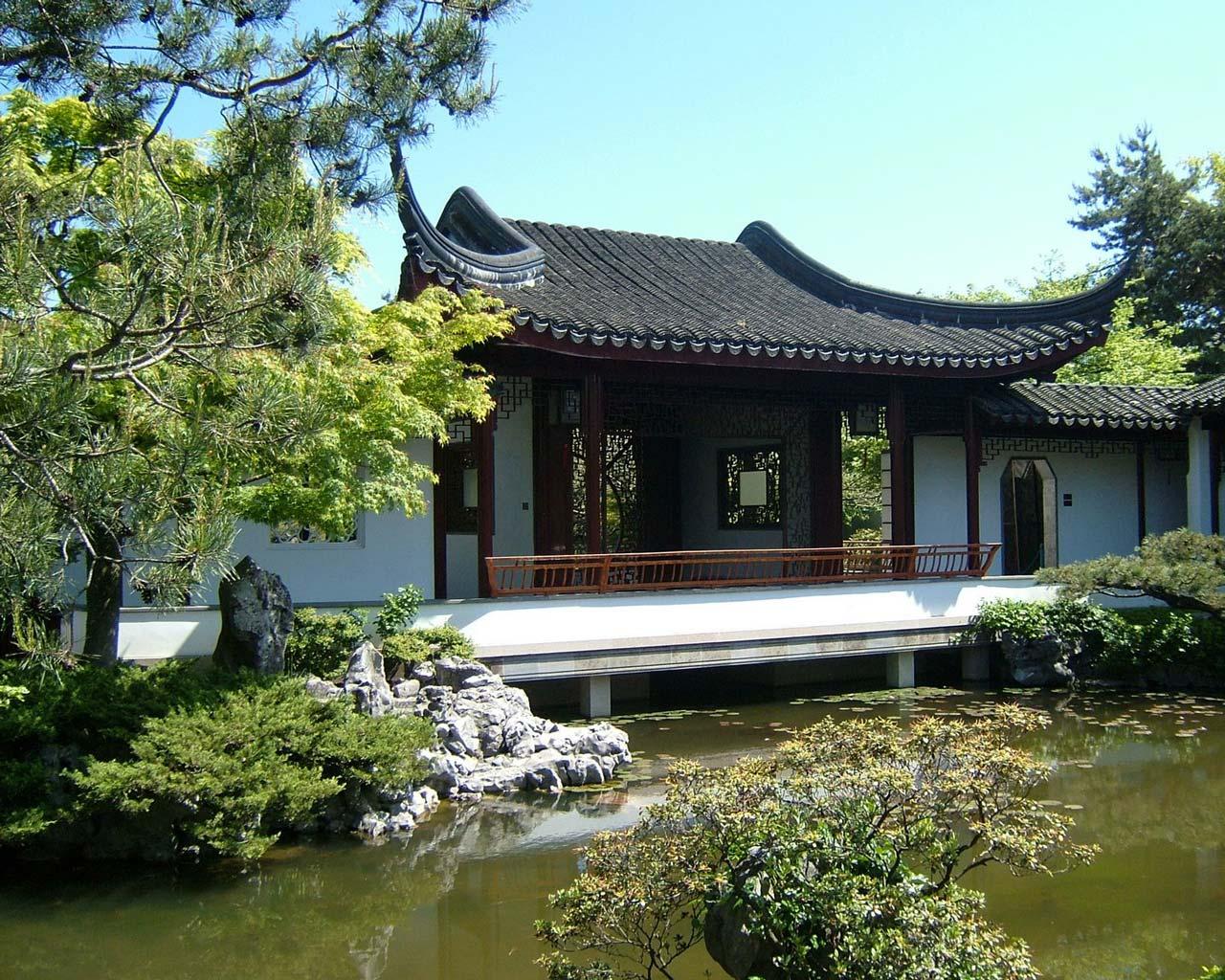 Vancouver - Dr Sun Yat Sen Chinese Gardens Wallpaper #2 1280 x 1024 
