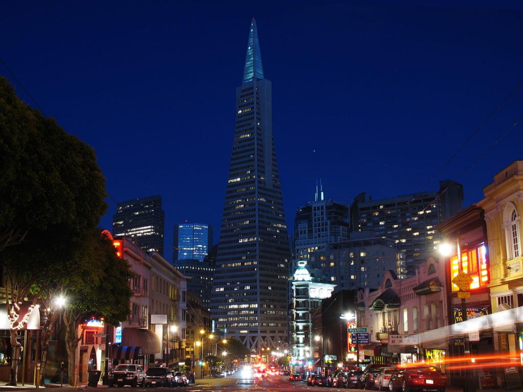 San Francisco - Transamerica Tower Wallpaper #1 1024 x 768 