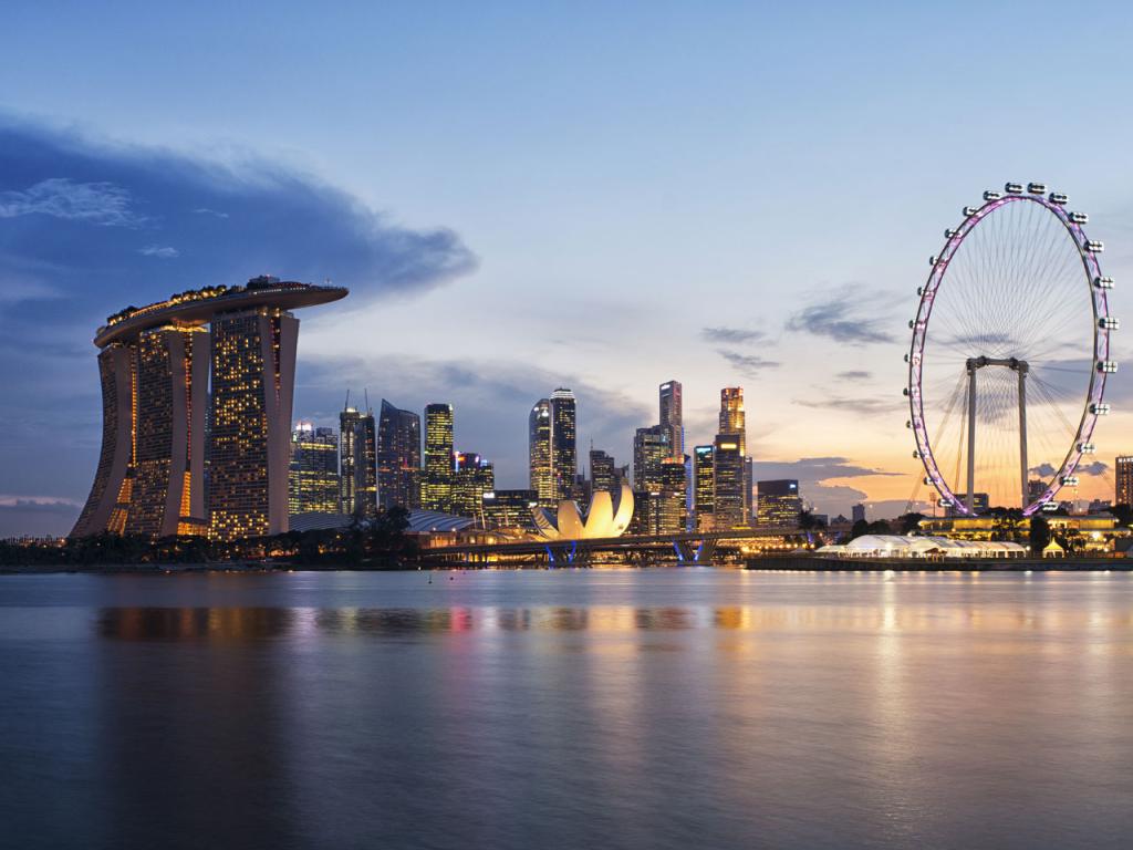 Singapore - Singapore Sky Line Wallpaper #1 1024 x 768 