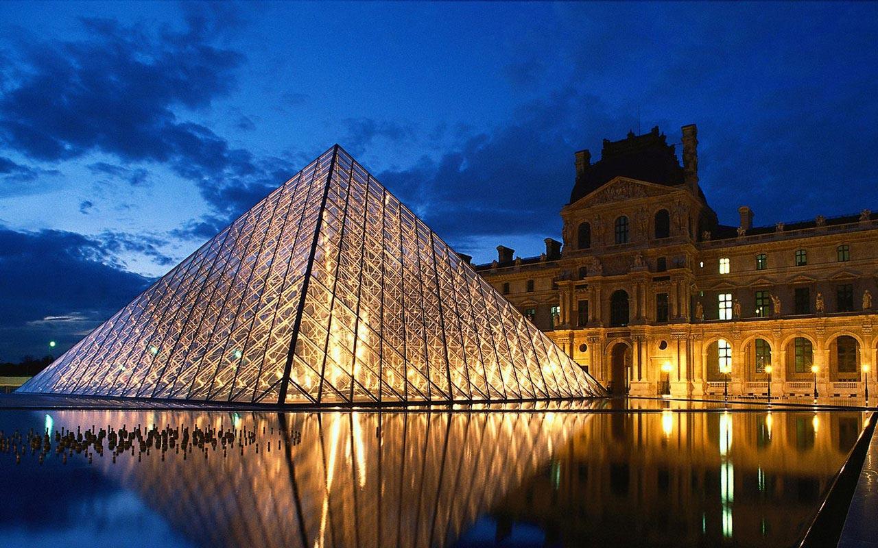 Paris - Louvre Wallpaper #1 1280 x 800 