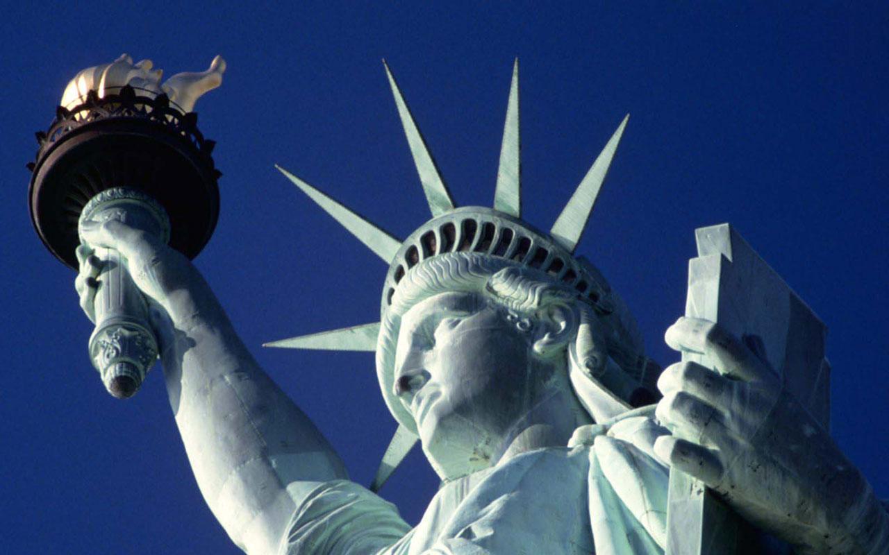 New York - Statue of Liberty Wallpaper #1 1280 x 800 