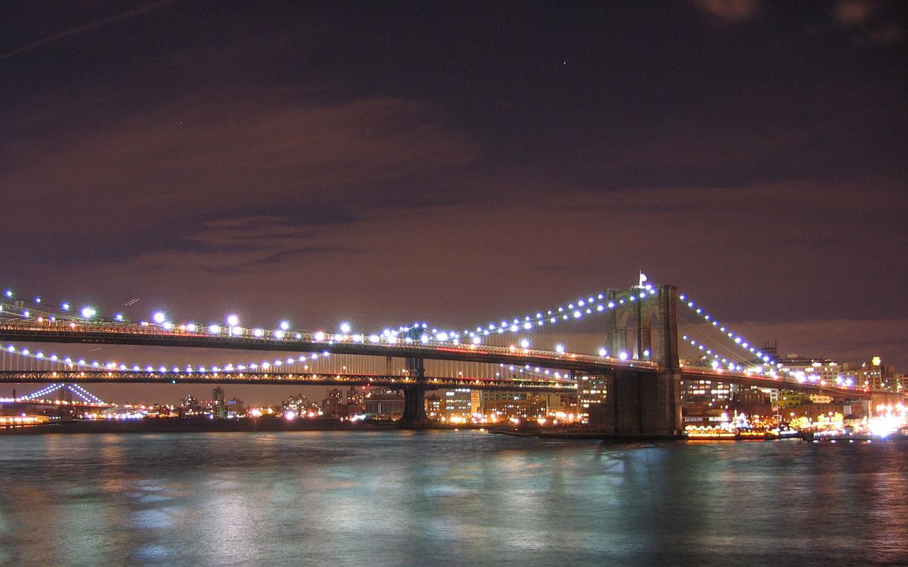 New York - Brooklyn Bridge Wallpaper #4 1280 x 800 