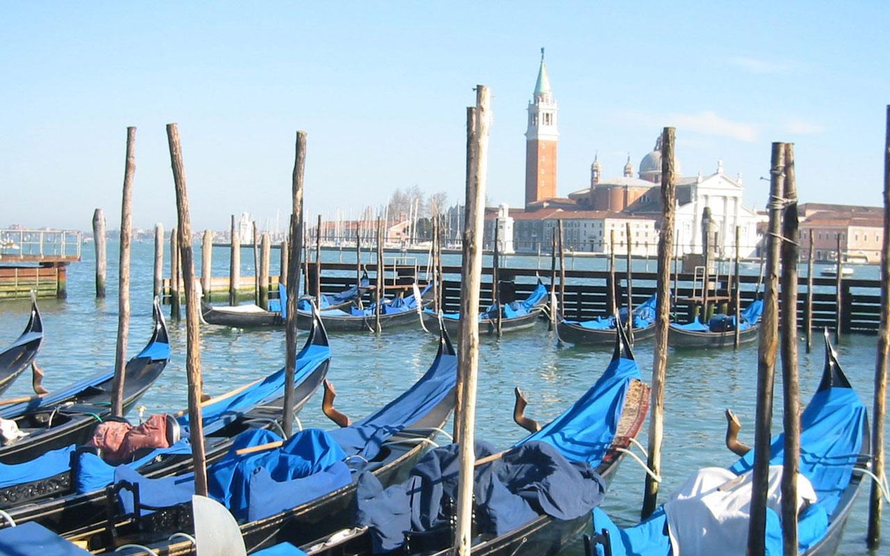 Venice - Gondolas Wallpaper #3 1280 x 800 