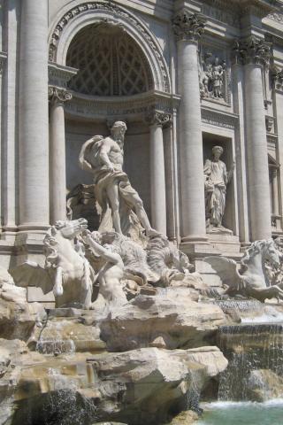 Rome - Trevi Fountains Wallpaper #2 320 x 480 (iPhone/iTouch)