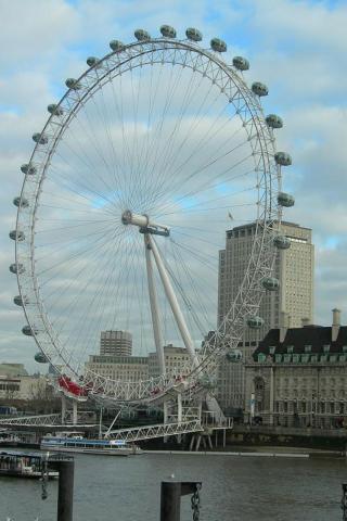 Best city - London - London Eye 320x480 (iPhone/iTouch) Wallpaper #2