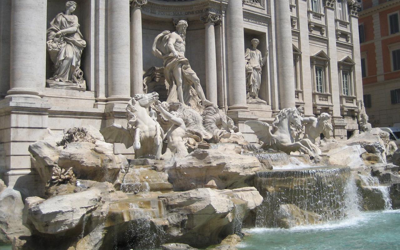 Rome - Trevi Fountains Wallpaper #2 1280 x 800 