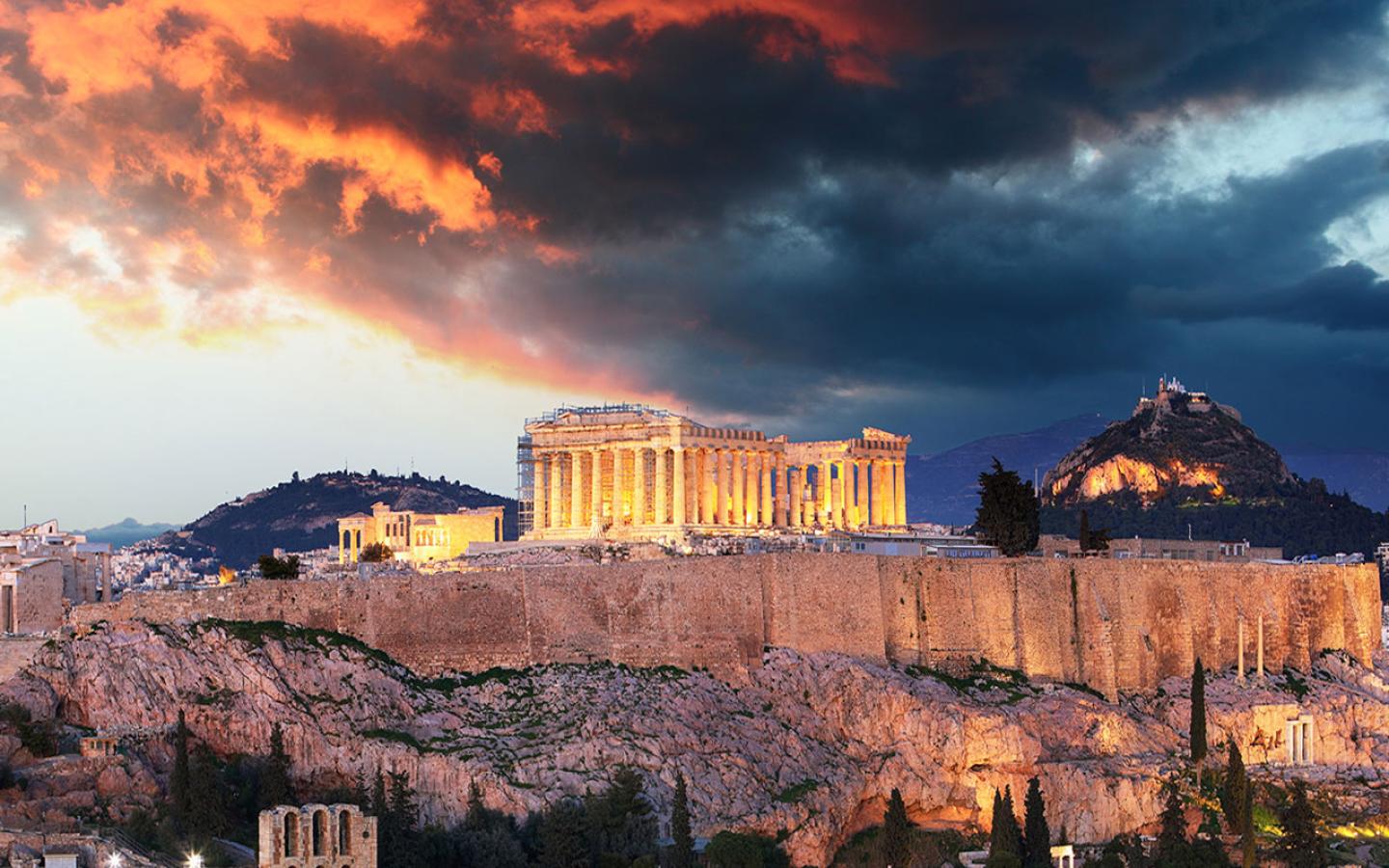 Athens - The Acropolis Wallpaper #1 1440 x 900 