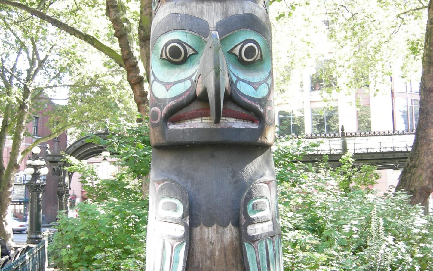 Seattle - Totem Pole - Pioneer Square Wallpaper #2 1440 x 900 