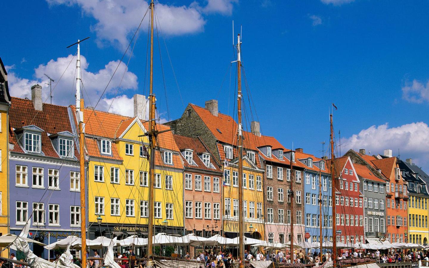 Copenhagen - Nyhavn Wallpaper #4 1440 x 900 
