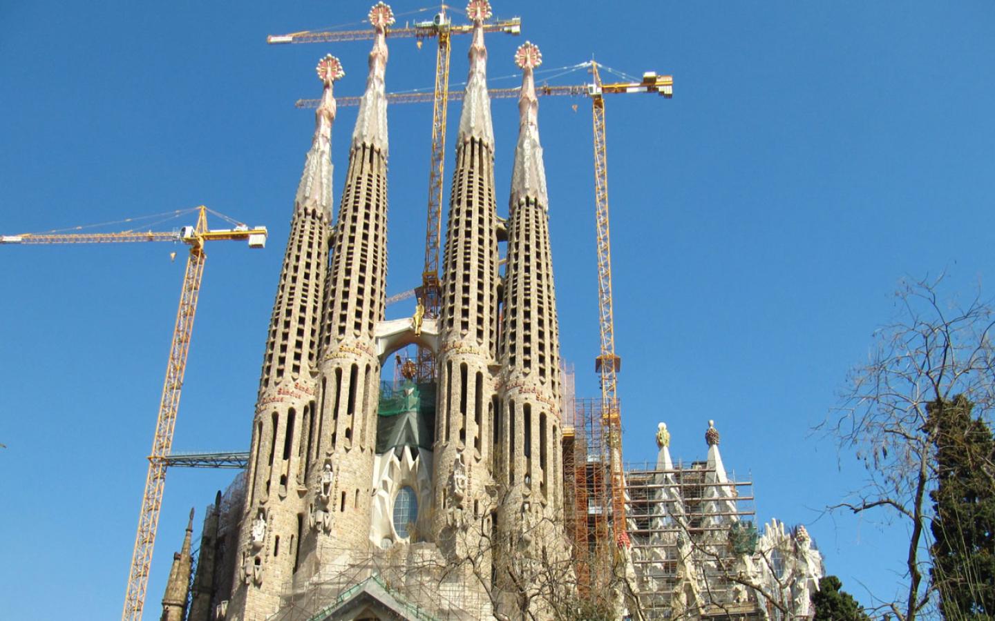 Barcelona - La Sagrada Familia Wallpaper #1 1440 x 900 